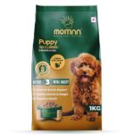 Puppy Dry Dog Food, Chicken & Egg, Collagen Enriched for Strong Joints & Mobility, Wheat Free, 100% Vital Nutrition for Puppies - 1kg