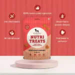 HUFT Gluten Free Nutri Chicken Liver Recipe Skin & Coat Support Dog Treats - Image 2