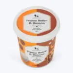 HUFT Peanut Butter & Banana with Prebiotics Natural Ice Cream for Dogs - Image 2